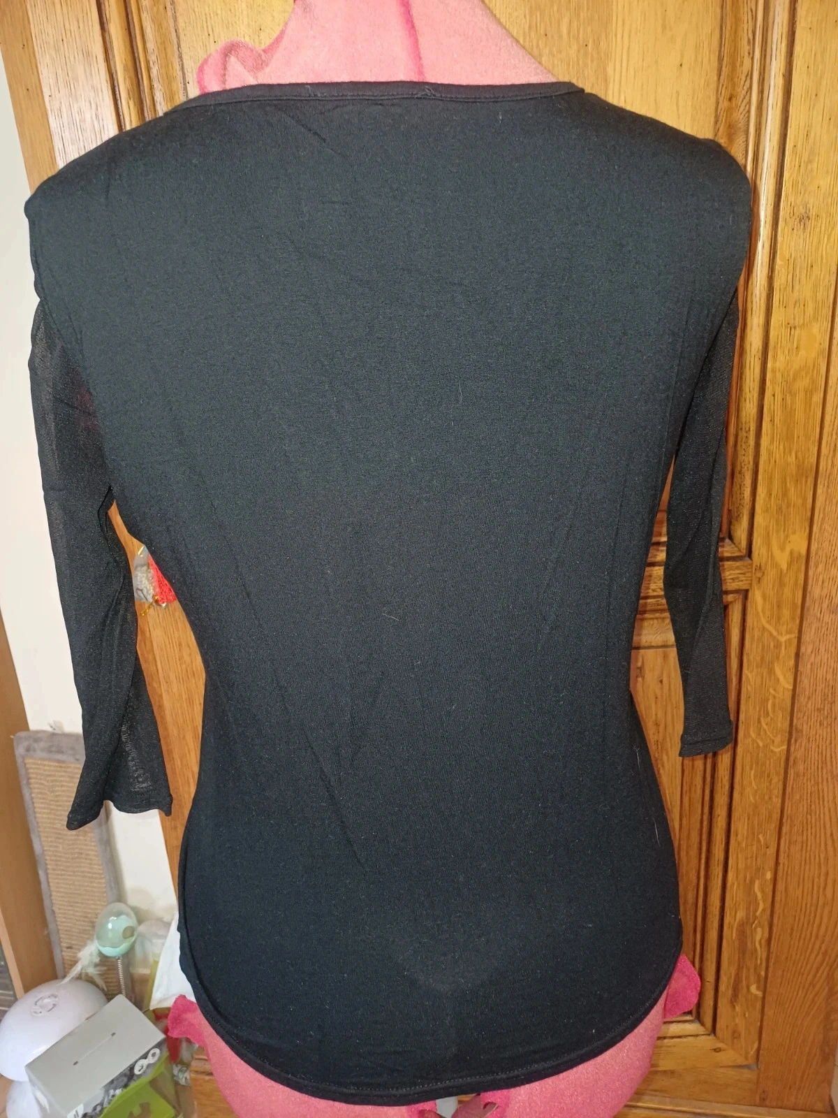 Camiseta com mangas em voile da marca DPM tamanho 42 – photo 4